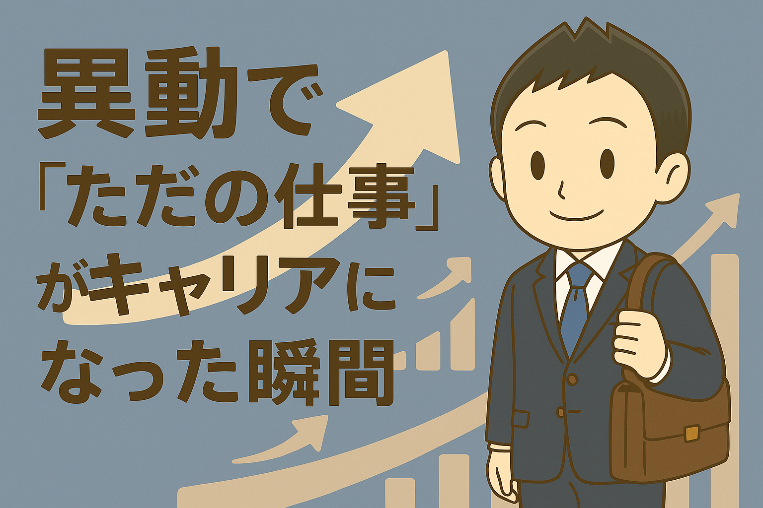 【コラム】異動で「ただの仕事」がキャリアになった瞬間